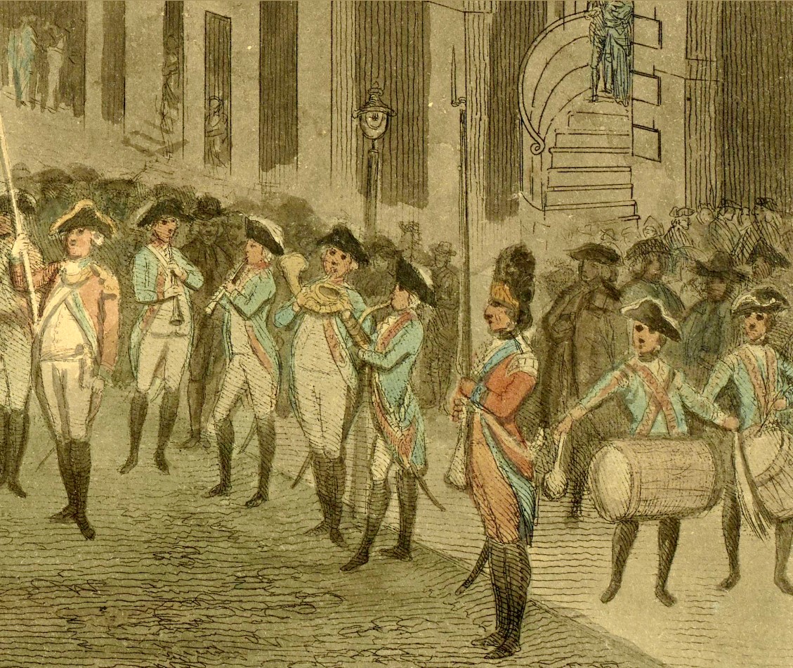 Liquorish : March and Quick Step for the first regiment of Royal Tower Hamlets militia : illustration