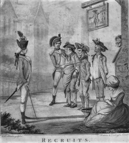 Hook : When first the sprightly fife and drum : illustration