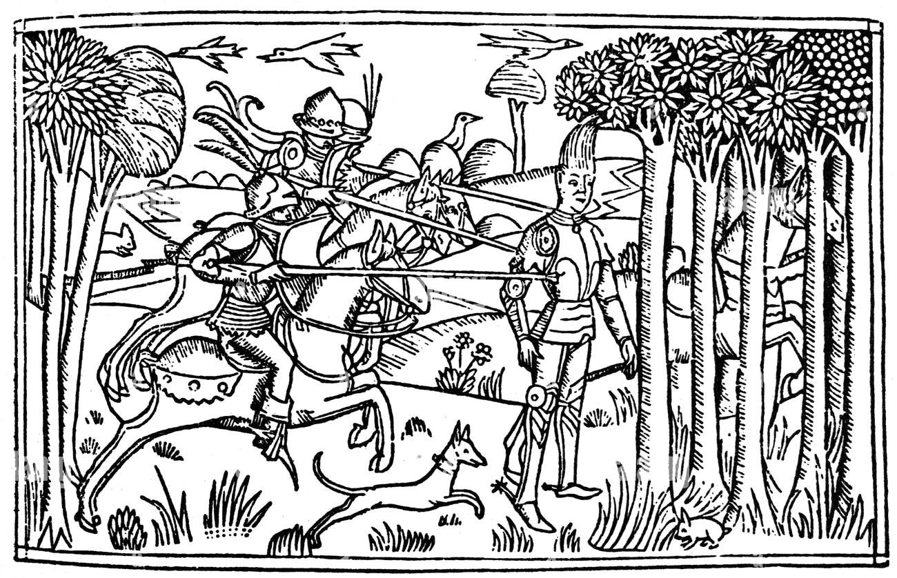 Dering : And the king was moved : illustration