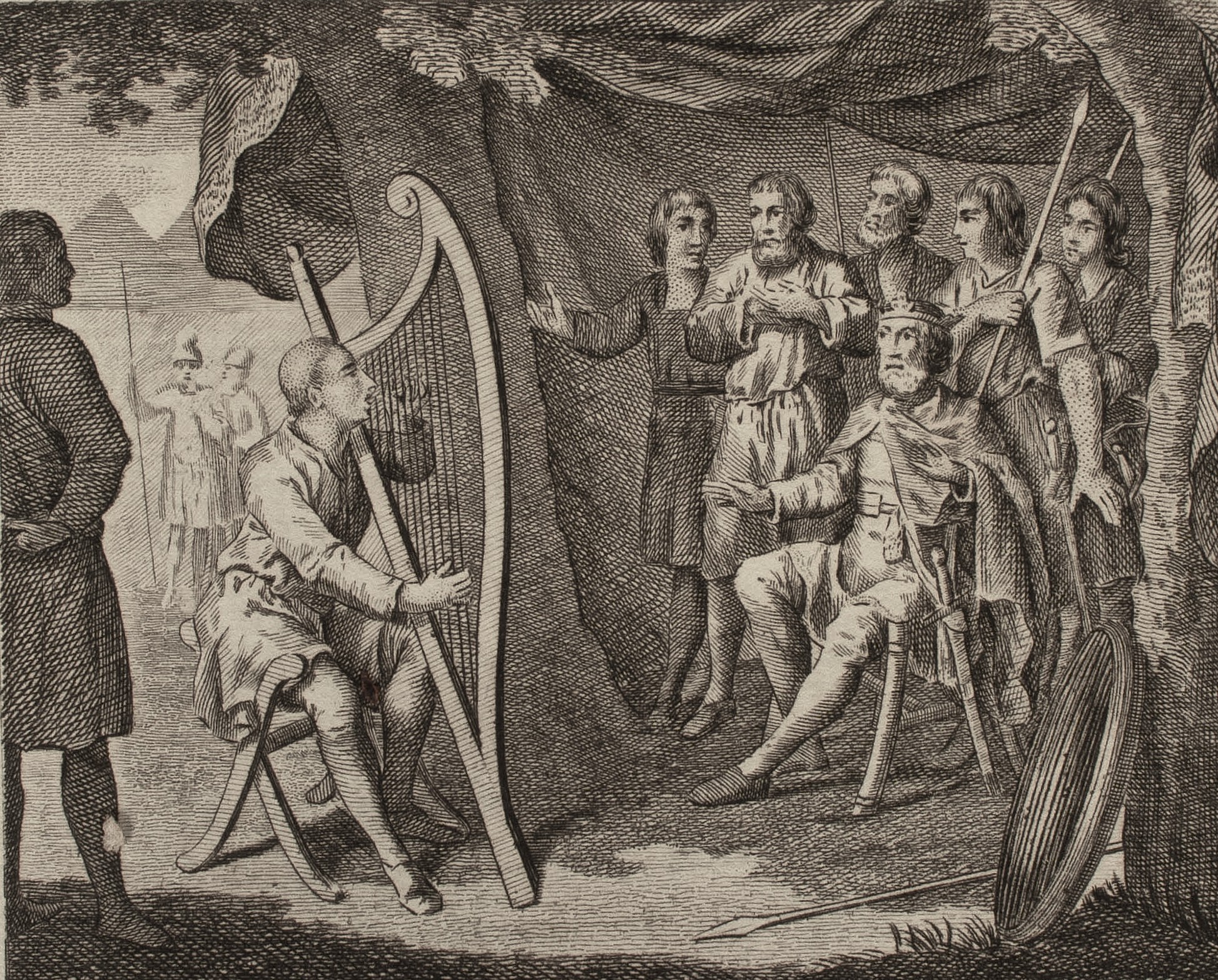 Jones (arr.) : Morfa Rhuddlan (with variations) : illustration